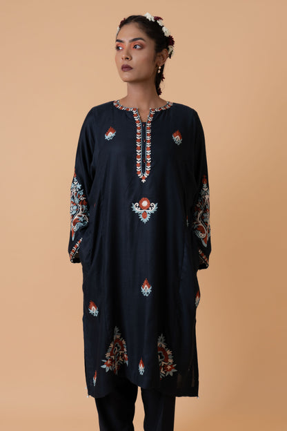 Ethereal Noir - Black Pheran Set