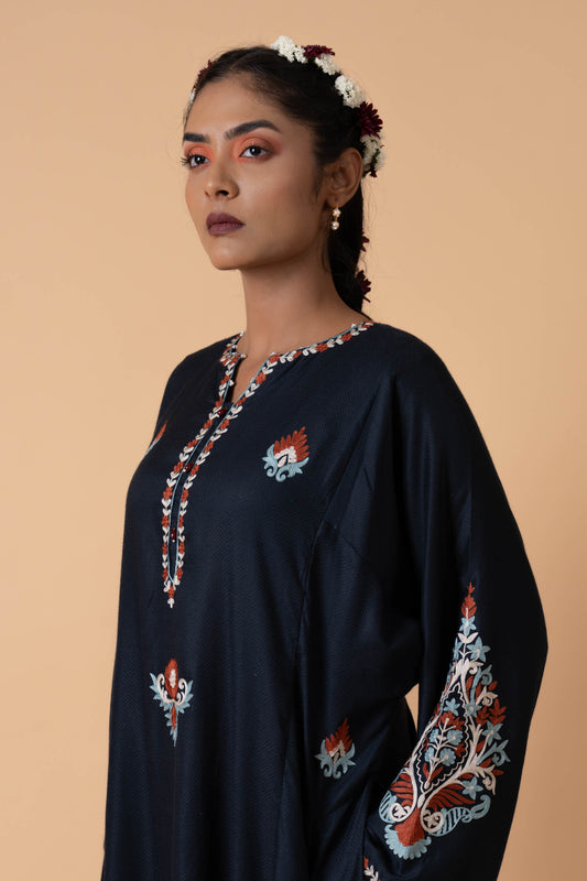 Ethereal Noir - Black Pheran Set