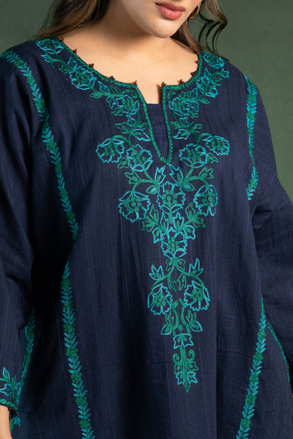 Hydrangea - Blue Pheran Set
