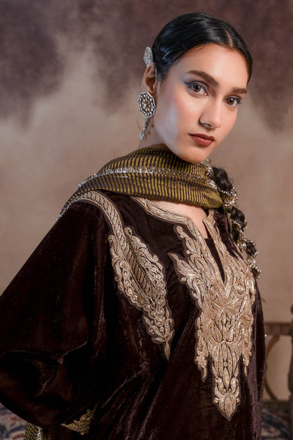 Jacana - Brown Pheran Set