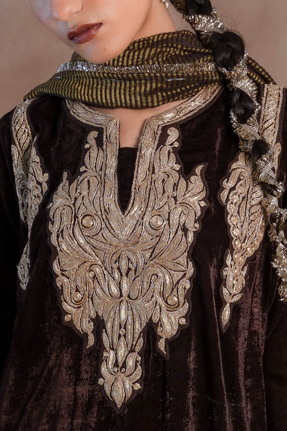 Jacana - Brown Pheran Set