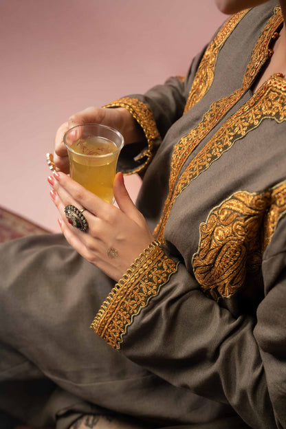 Mystic Moss - Green Pheran Set