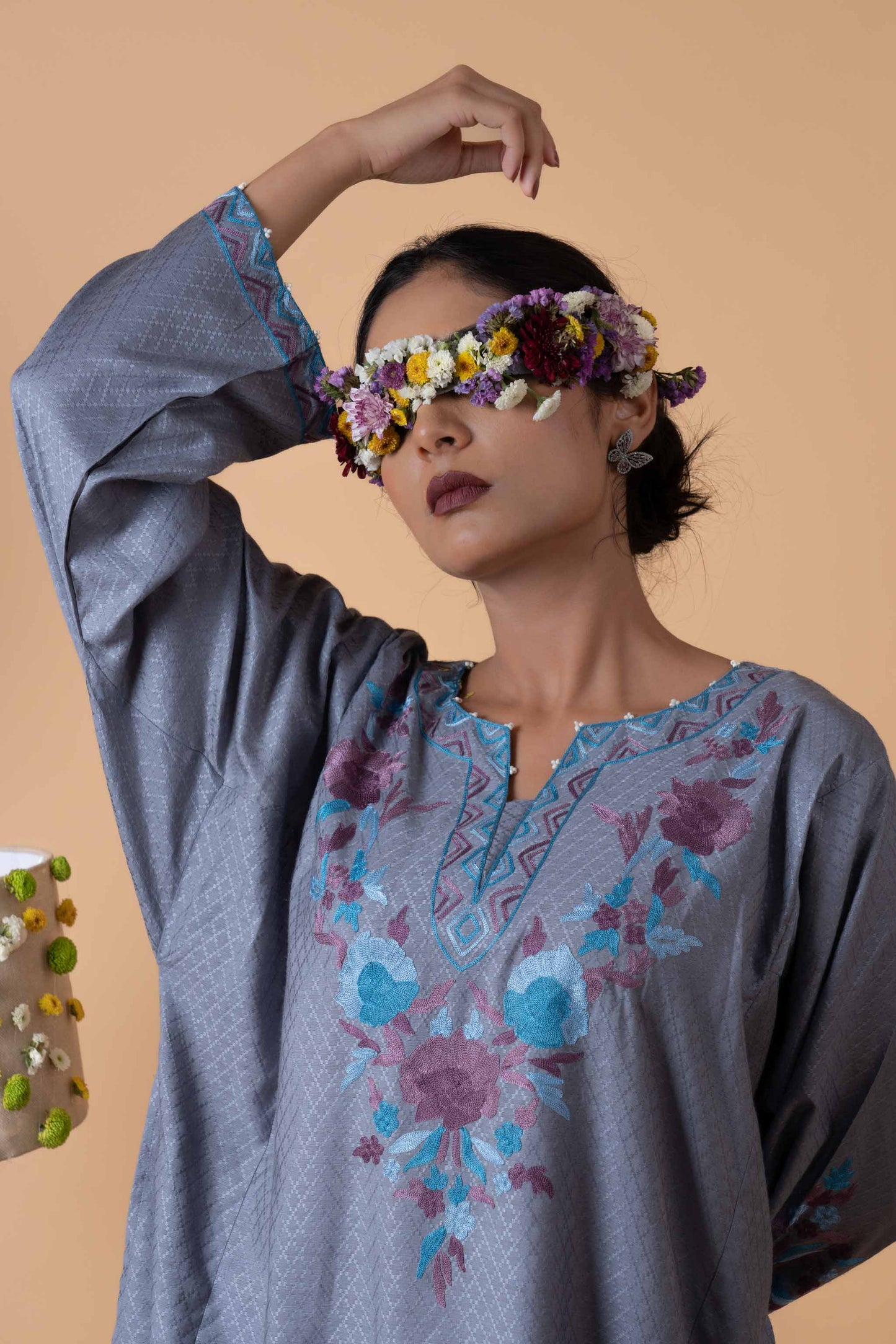 Pebble Haze - Grey Pheran Set