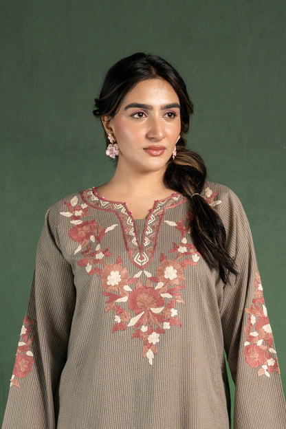 Hellebore - Taupe Grey Pheran Set
