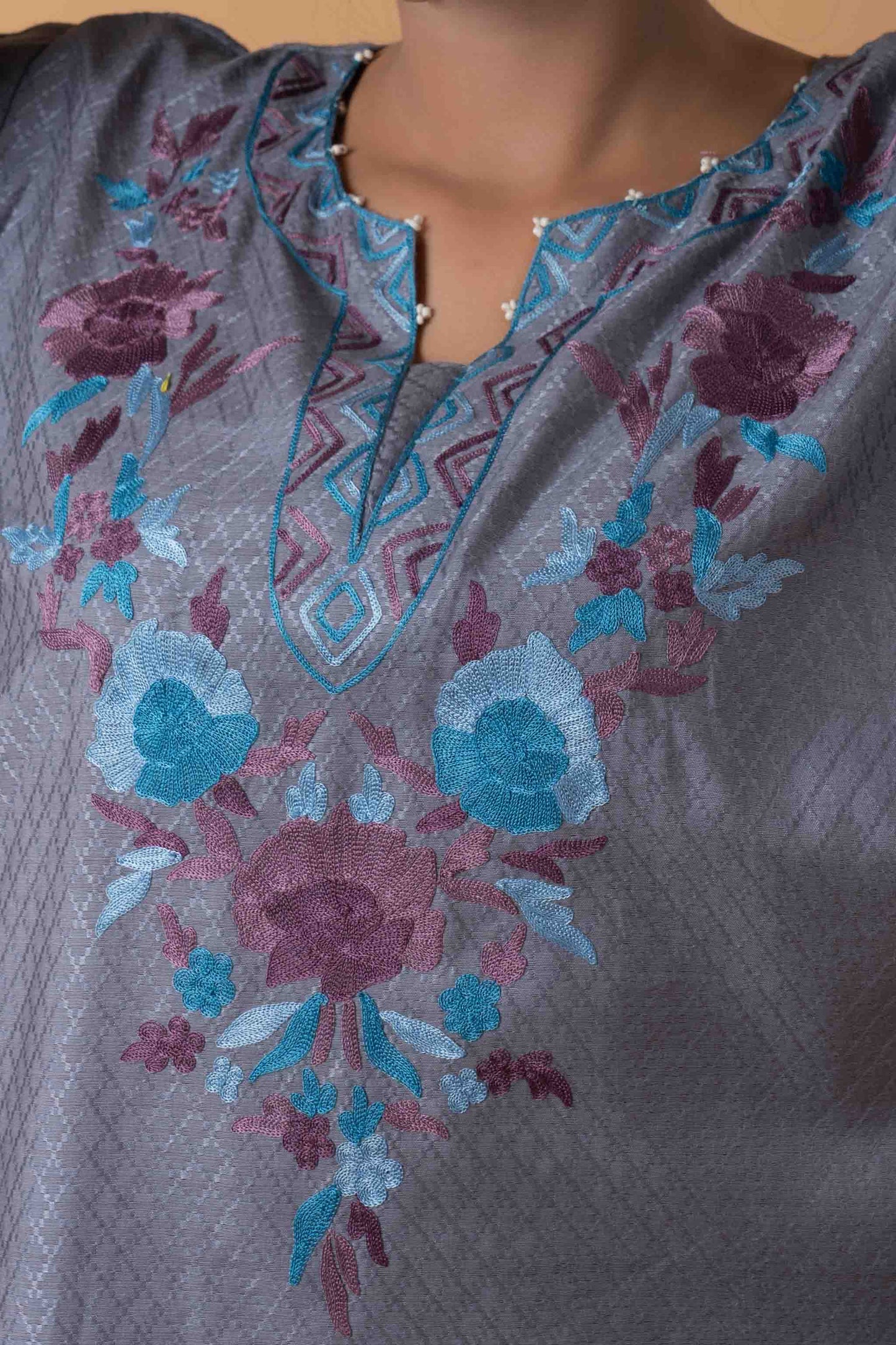 Pebble Haze - Grey Pheran Set