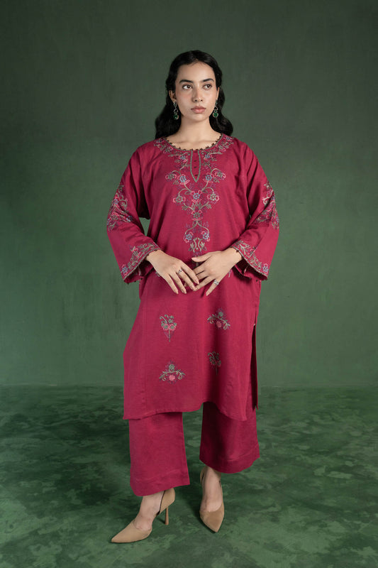 Poeny - Amaranth Pheran Set