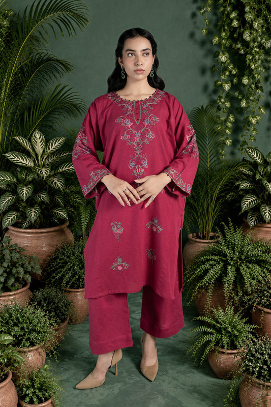 Poeny - Amaranth Pheran Set