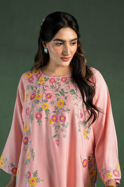Azalea - Pink Pheran Set