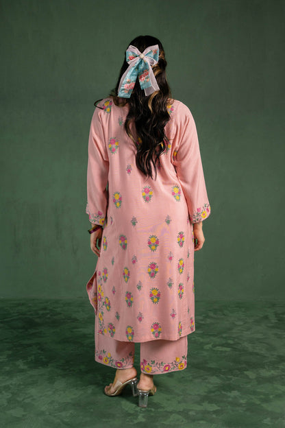 Azalea - Pink Pheran Set