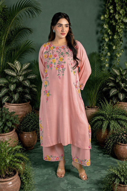 Azalea - Pink Pheran Set