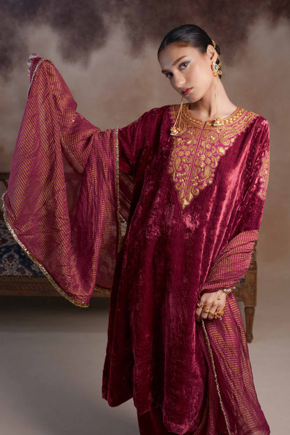Flamingo - Pink Pheran Set