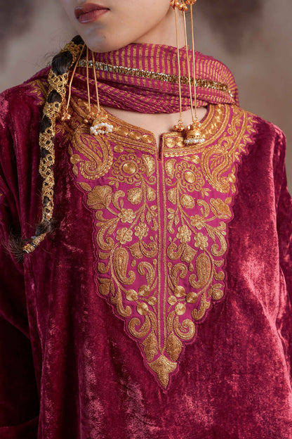 Flamingo - Pink Pheran Set