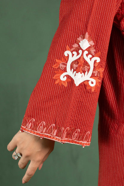 Celosia - Red Pheran Set