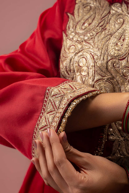 Crimson Empress - Red Pheran Set